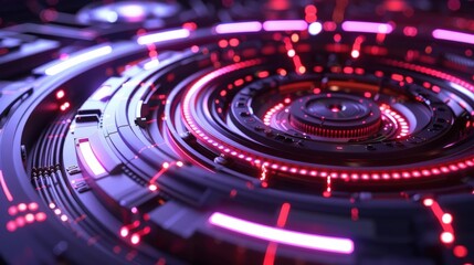 Bring your product to life with a dynamic worms-eye view, showcasing sleek automation using vibrant digital CG 3D techniques that pop off the screen