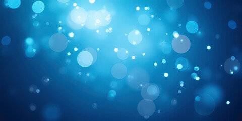 Abstract Blue Bokeh Background: A mesmerizing  abstract backdrop with a captivating blend of soft blue bokeh lights. Perfect for digital art, graphic design.