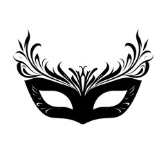 Mardi Gras Masquerade Mask masquerade design black.