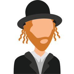 Jew Man Illustration
