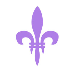 French symbol gold and navy blue design  Scouting organizations