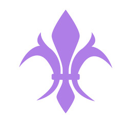 French symbol gold and navy blue design  Scouting organizations