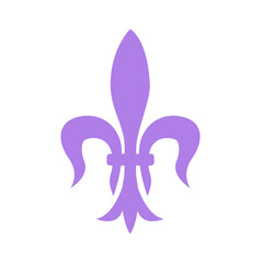 French symbol gold and navy blue design  Scouting organizations