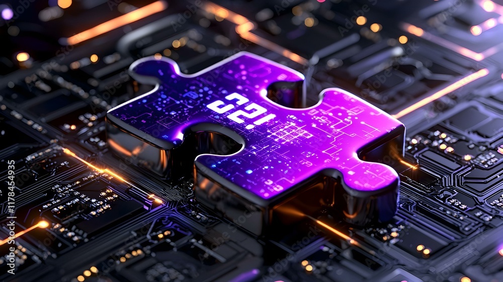 Poster digital visualization of api integration, showcasing interconnected systems, data flow, and seamless