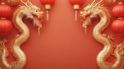 Obraz premium Chinese New Year Background Banner