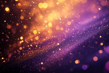Obraz premium Glowing gold violet gradient background, soft blurs texture, digital wallpaper, minimalistic layout, Generative AI