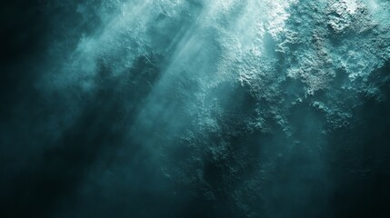 Noisy teal gray gradient background, color flow texture, album cover, modern aesthetic, Generative AI