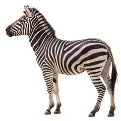 Obraz premium Majestic zebra standing tall african savanna wildlife photography natural habitat side view