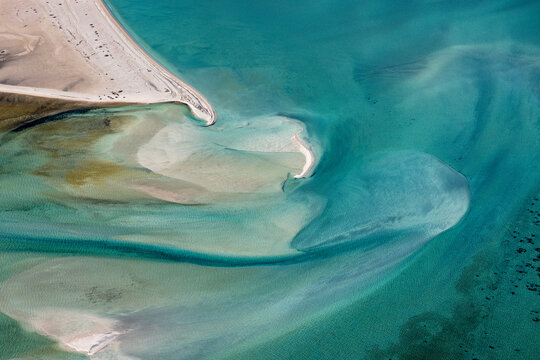 Aerial photography of Shark Bay, Western Australia, Australia