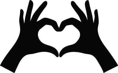 Heart Hands Symbol - Love and Connection Gesture Art