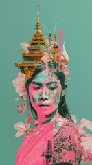 Fototapeta premium Art architecture photography portrait.