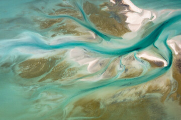 Aerial photography of Shark Bay, Western Australia, Australia