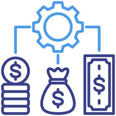 Obraz premium Money Management Icon