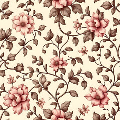 seamless pattern with flowers
