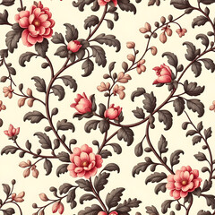 seamless pattern with flowers
