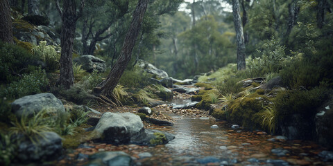 Cradle Mountain Relaxing fluid imagery for