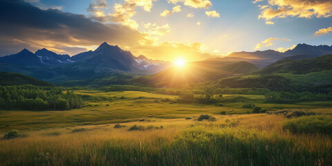 Obraz premium Mountains Relaxing fluid imagery for promoting