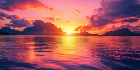 Obraz premium Bora Relaxing fluid imagery for promoting