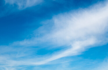 Panorama of cloud clear sky background for summer vacation concept at ocean and summer sea water with sunlight of beautiful cloudy	