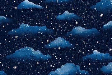 Fototapeta premium Starry sky astronomy outdoors pattern.