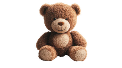 Obraz premium brown teddy bear isolated on white background 