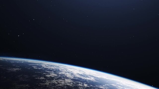 planet and space animation, ultra HD