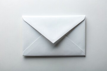 Envelope on White Background - Landscape Photography AI Art