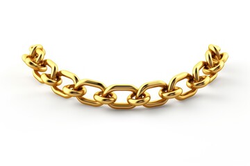Obraz premium Chain gold necklace jewelry.