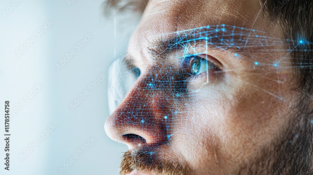 Poster digital identity verification event enhancing user engagement through innovative technology in a mod