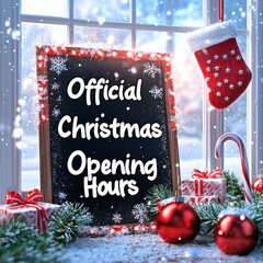 Christmas Opening Hours Announcement