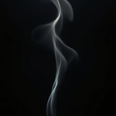 smoke on black background