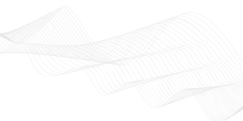 Abstract vector background with black wavy lines. Abstract wave element for design. Digital frequency track equalizer. Stylized line art background.
