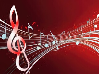 music notes on transparent background	
, notes