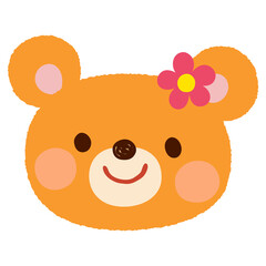 かわいい　くま　ポップ　キャラクター