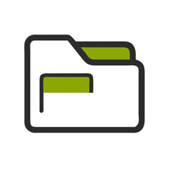 Obraz premium folder icon vector illustration