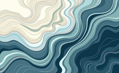 Obraz premium An abstract, intricate network of lines and shapes, creating a mesmerizing and dynamic visual pattern.