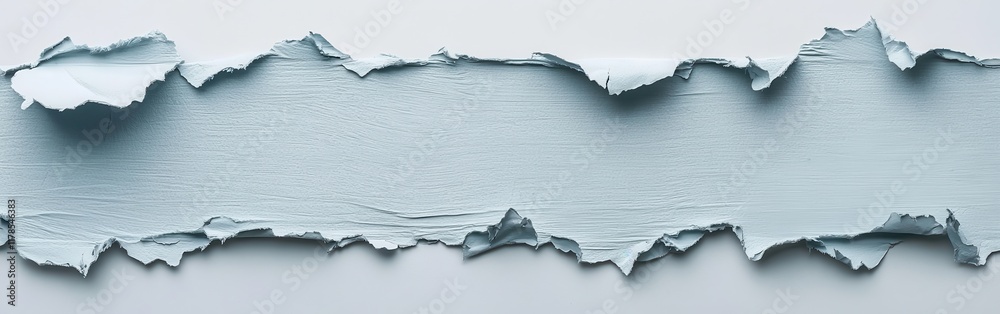 Aufkleber Elegant blue and gray pencil strokes with soft torn borders create a calming and minimalist backdrop for various creative projects