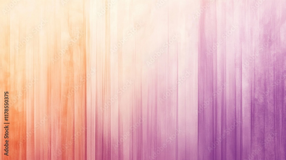 Aufkleber serene abstract gradient blending soft lavender and pastel orange for a tranquil atmosphere