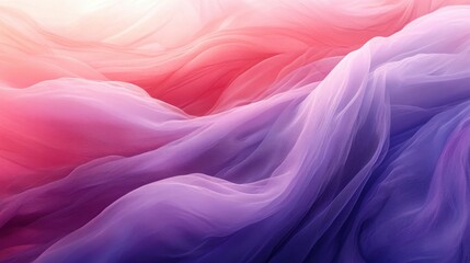 Fototapeta premium Abstract Pink and Purple Fabric Texture Flowing, Soft, and Elegant Drapery