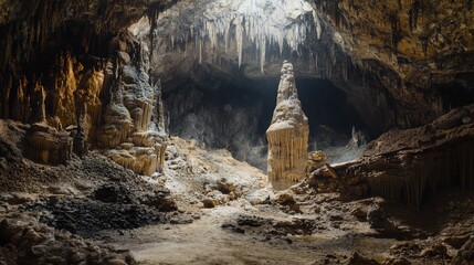 Explorer discovers son doong cave's majestic formations vietnam adventure photography natural wonder ground level exploration