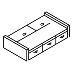 multi storage bed frame