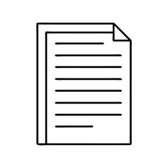 illustration of a document