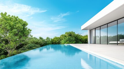 Fototapeta premium A stylish brochure showcasing a luxury property with high quality photographs, detailed descriptions, and information about its amenities and location.