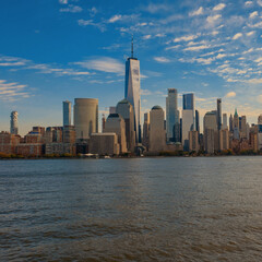 Obraz premium World Trade Center. Landmarks of New York. NY downtown. New York midtown. WTC.