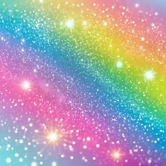 Fototapeta premium Colorful abstract background with white sparkles suitable for design projects, digital art, backgrounds, wallpapers, and festive occasions.