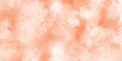 Abstract paper Background Texture Pattern with orange or brown color, Heavily Mixed Wall Art watercolor texture, Old orange or pink paper parchment banner with distressed vintage grunge texture.