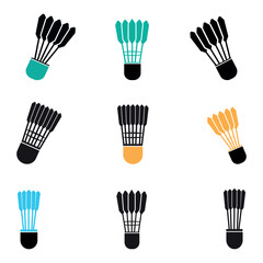 Badminton Cork bundle, shuttlecock bundle, Badminton Cork, Sports Logo, badminton shuttlecock, badminton game, badminton icon,
3d badminton shuttlecock icon illustration, Sports Equipment Photography,