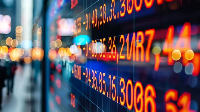 A detailed close-up of a wall covered with numbers, showcasing a numerical pattern, High volume trading days during major economic events timeline