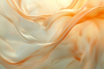 Obraz premium Abstract Representation of Flowing Fabric in Soft Tones for Data Visualization and Creative Projects