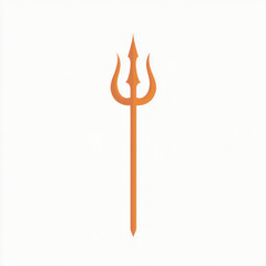 side view of a minimalist trident